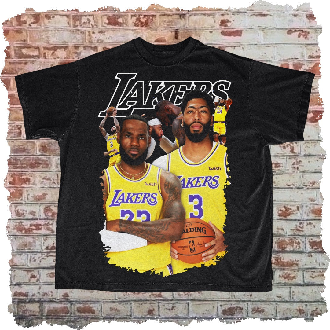 Lebron & Davis Lakers Tee