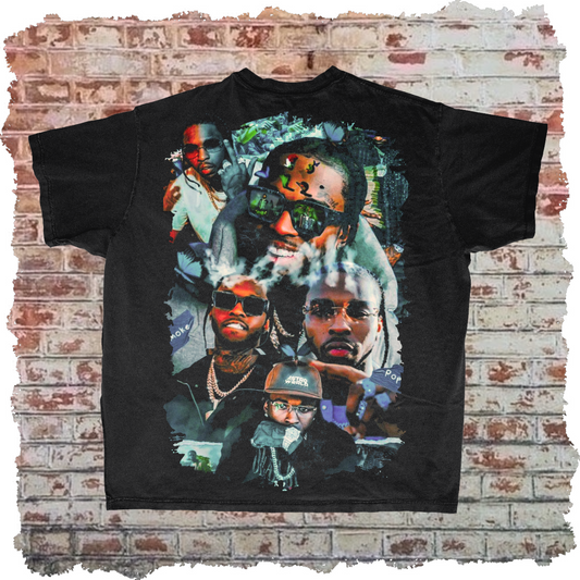 Pop Smoke Rap Tee (Double Sided)