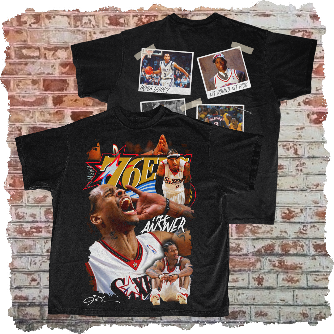 Vintage allen iverson best sale t shirt