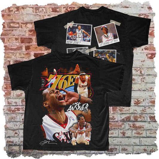 Allen Iverson Retro Tee (Double Sided)