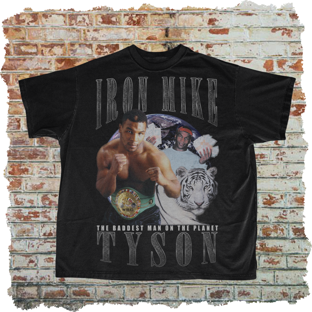 Retro Mike Tyson Tee By World Tee Customs