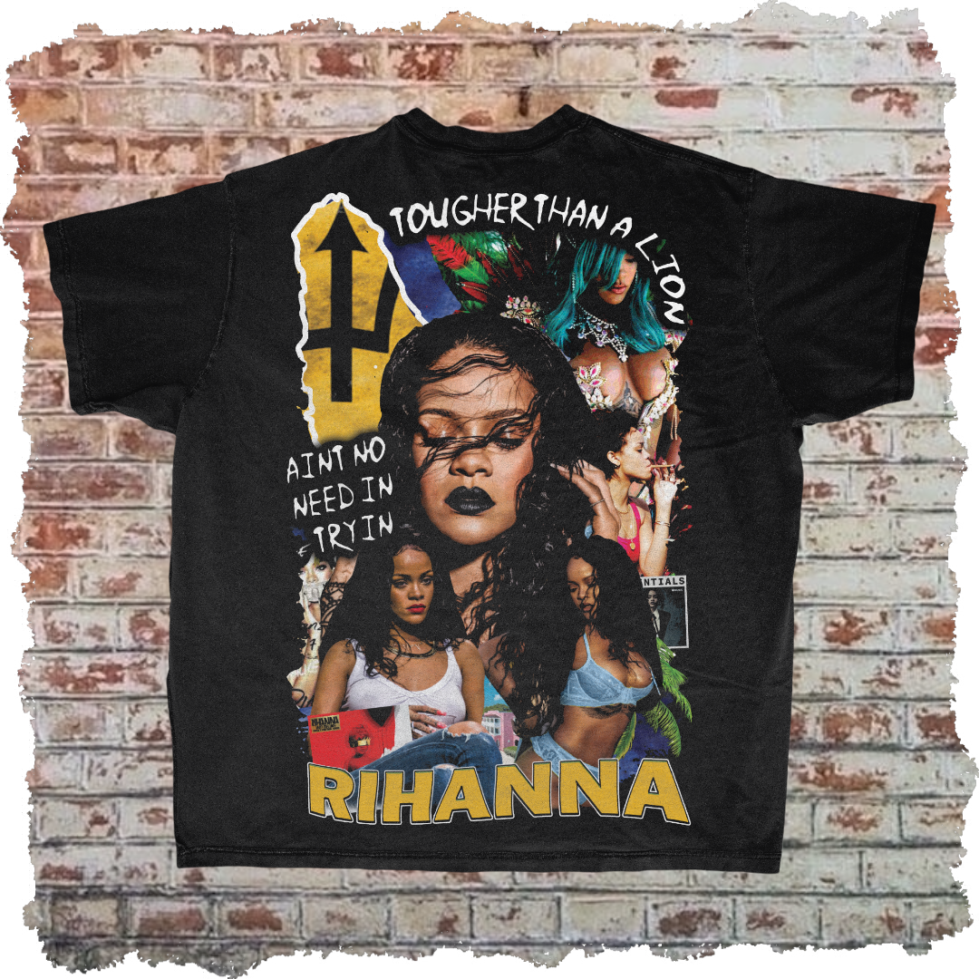 Rihanna Rap Tee (Double Sided)