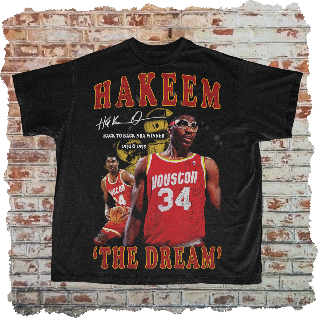 Hakeem Olajuwon Rockets Tee