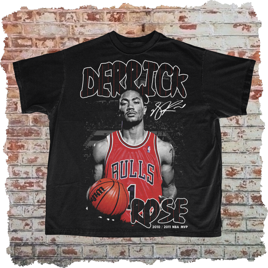 D Rose Bulls Tee