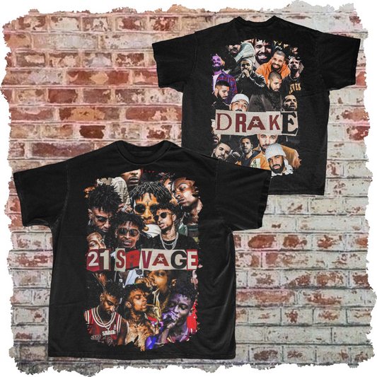 21 Savage & Drake (Double Sided)