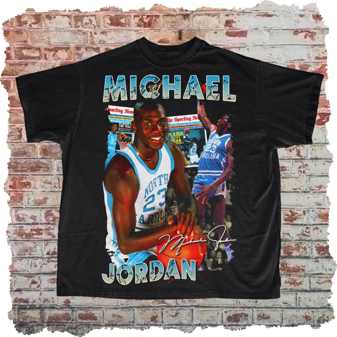 Michael Jordan UNC Basketball Tee