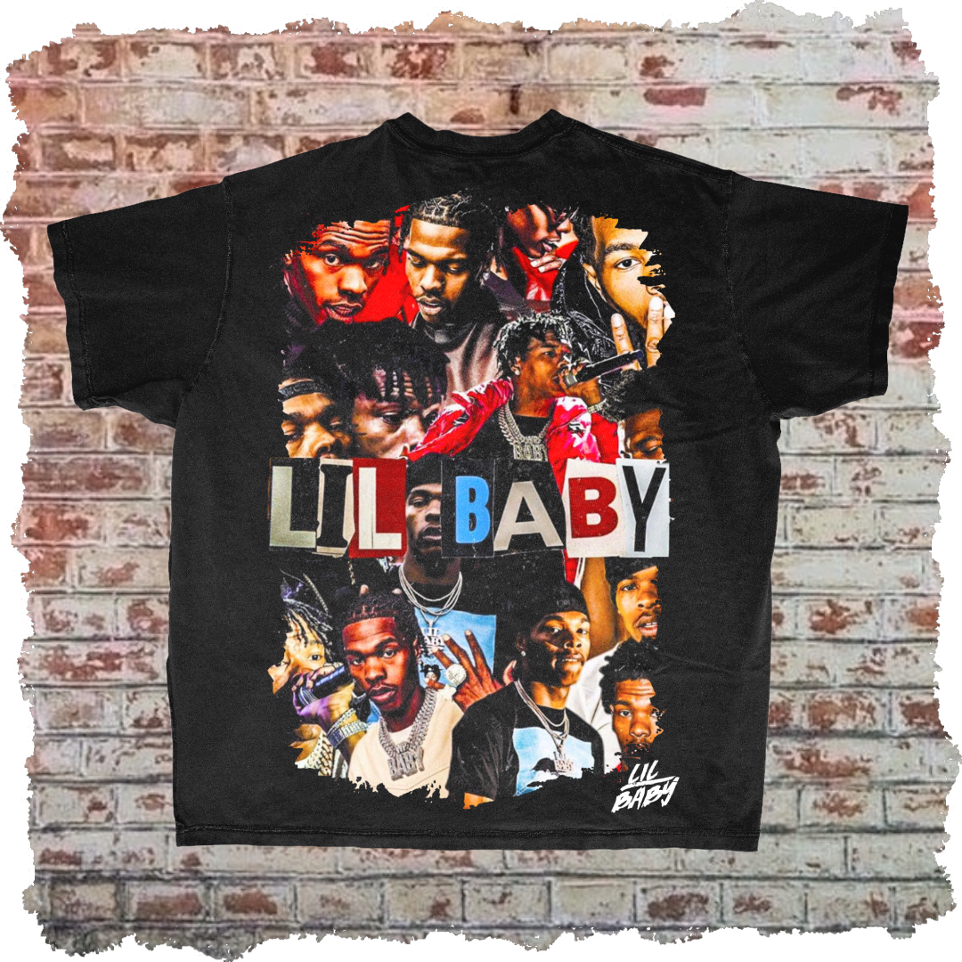 Lil Baby Rap Tee (Double Sided)