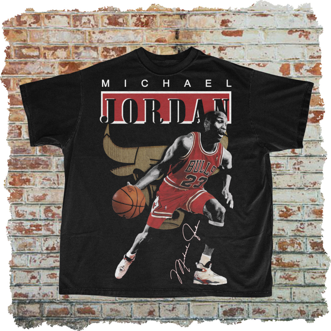 Retro Michael Jordan Tee By World Tee Customs
